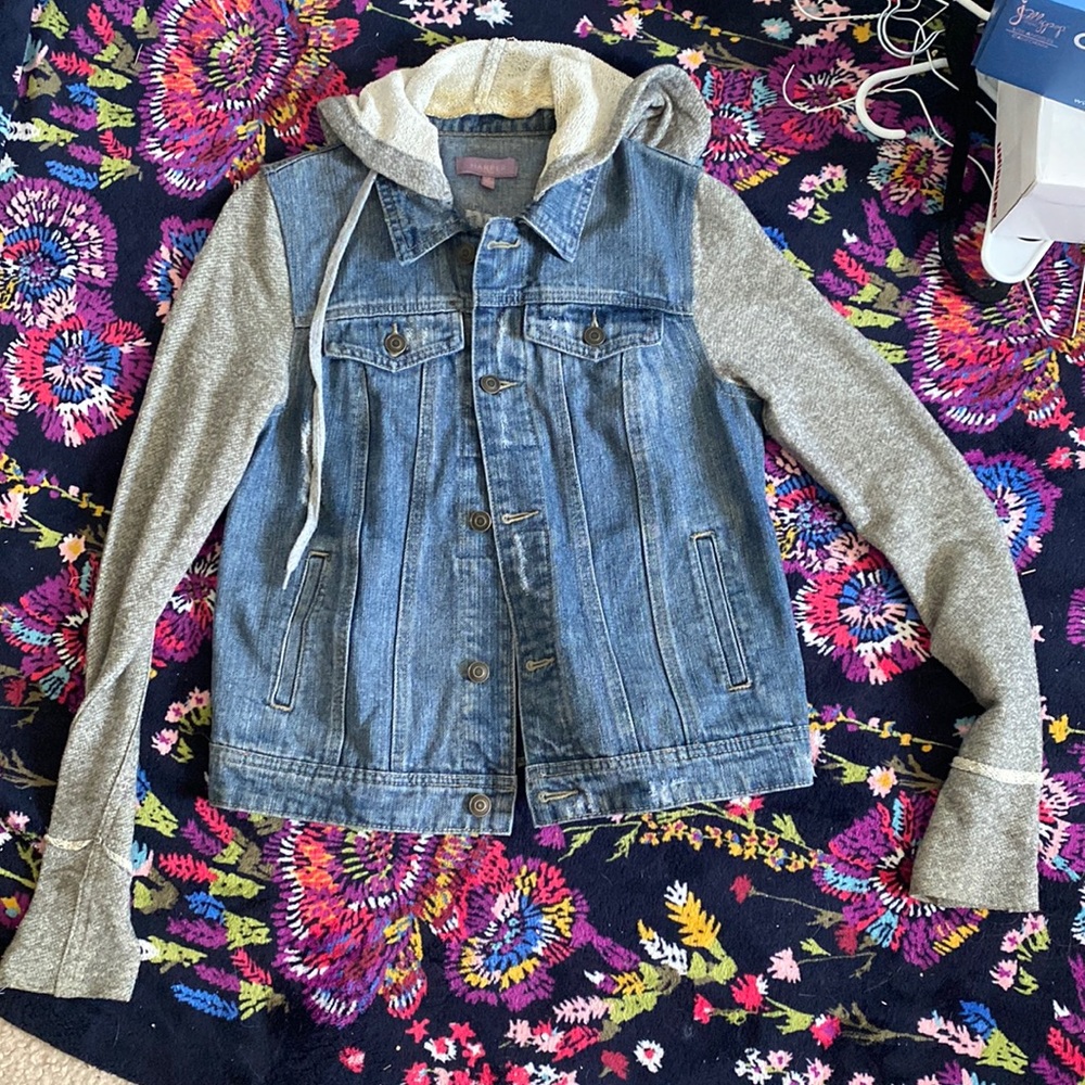 Harper Denim Sweatshirt Jacket